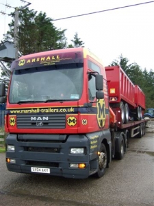 Marshall Agricultural Trailers Manufacturer - Lorry Delivering QM/12s